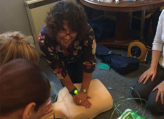 CPR, medical emergencies and AED traning